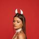 Devil horns white with black small 30301325 фото 2