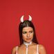Devil horns white with black small 30301325 фото 1