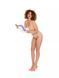 Dog tail butt plug purple with white 12" 11908452 фото 4