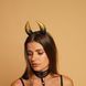 Devil horns gold with black small 30301337 фото 2
