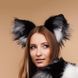 Fluffy fox ears silver 30220236 фото 4