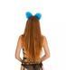 Cat ears bright blue with bright pink tip and bright pink ribbons 30102625 фото 4