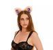 Cat ears peach with purple tip and purple ribbons 30102623 фото 1