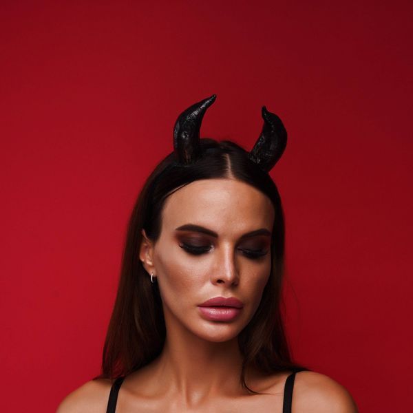 Devil horns small black 30301273 фото
